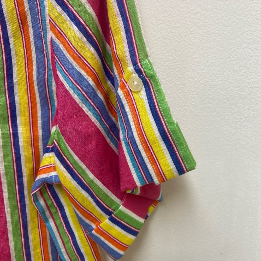 Ralph Lauren Multicolor Striped Button Down Shirt - Picture 5 of 5